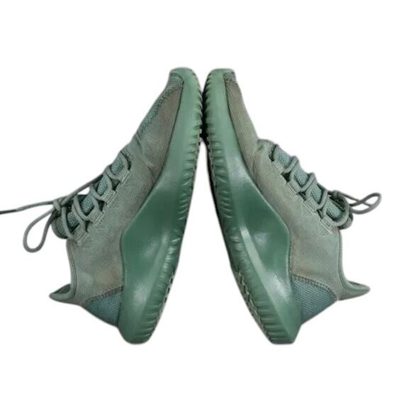 Adidas Shoes Kids 5.5 Athletic Trainer Tubular Shadow Sneakers Running Green Low - Picture 8 of 14